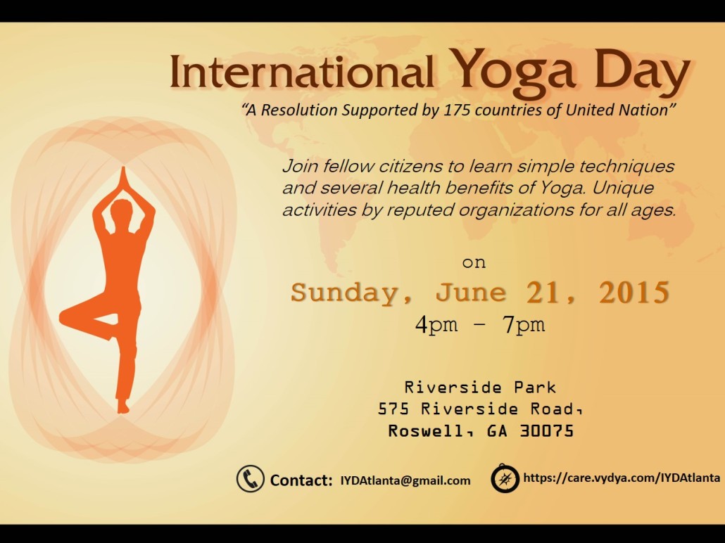 International Yoga Day 2015 - Atlanta