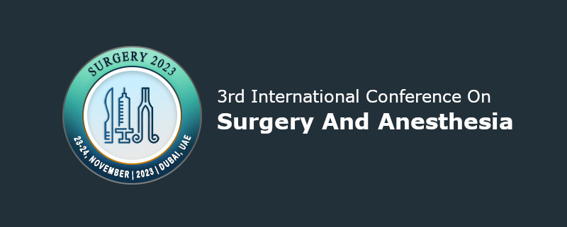 3rd International Conference On Surgery And Anesthesia