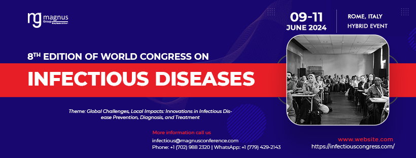 8th Edition of World Congress on Infectious Diseases