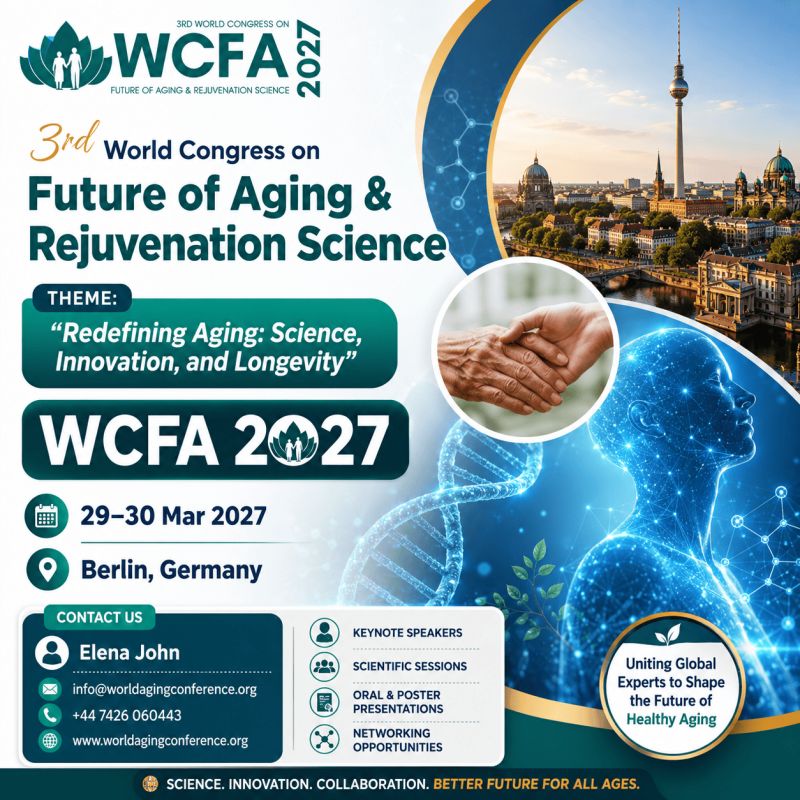 3rd Edition World Congress on Future of Aging & Rejuvenation Science